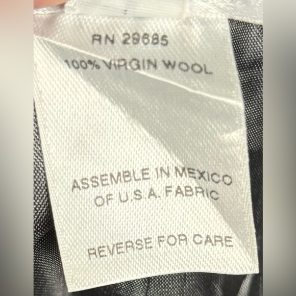 Pendleton 18W Plus Gray Wool One-button Blazer - Picture 7 of 7